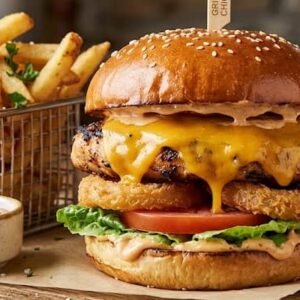 Chicken Cheese Burger