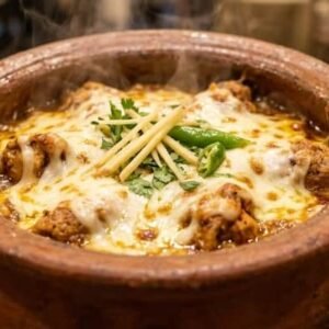 Chicken Cheese Handi