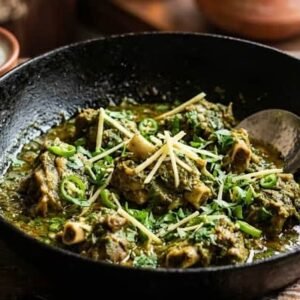 Mutton Green Karahi